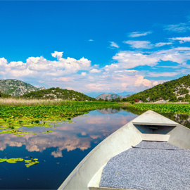 Lake Skadar, Montenegro.